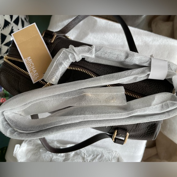 NWT MICHAEL MICHAEL KORS HANDBAG Satchel BEDFORD COFFEE - Picture 6 of 10